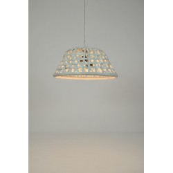 12220 Colgante mimbre castano