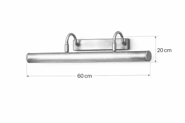 Iluminacuadros latón satinado