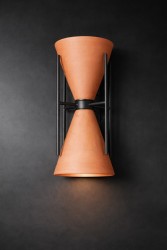 Aplique tulipas terracota