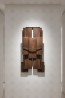 Lampara de pared corten