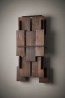 Lampara de pared corten