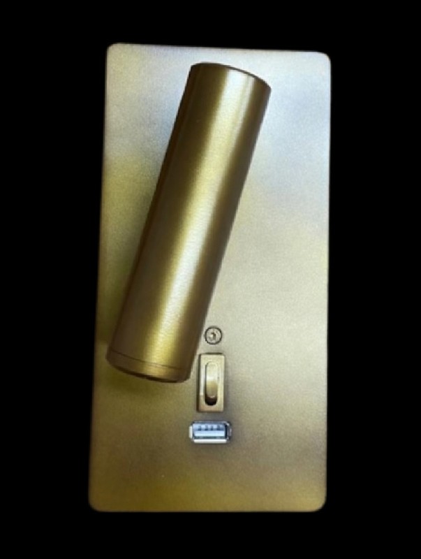 Lampara aplique lectura con USB