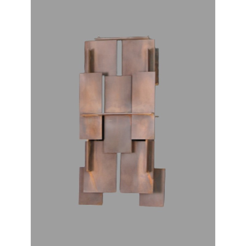 12028 Lampara de pared corten