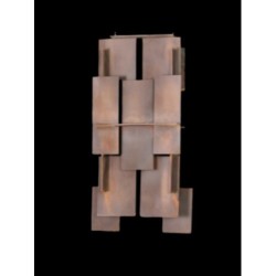 12028 Lampara de pared corten