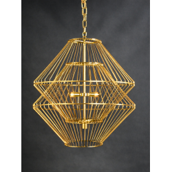 12060 Lampara colgante jaula